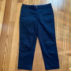 Banana Republic navy cropped pants